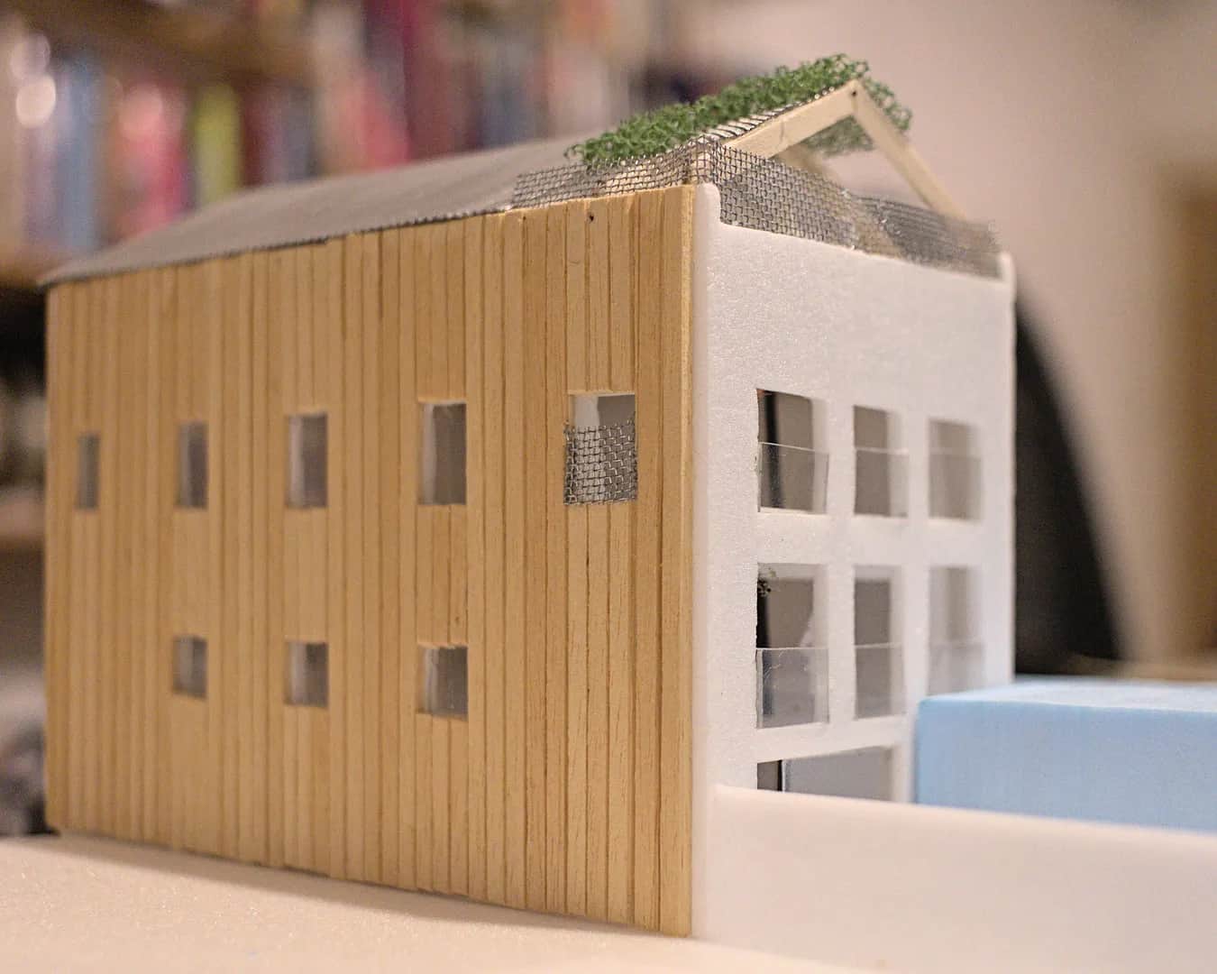 Maquette du projet de trois appartements
