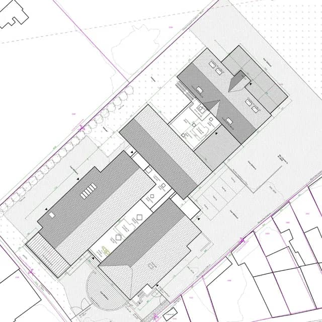 Plan masse de l'école